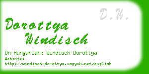 dorottya windisch business card